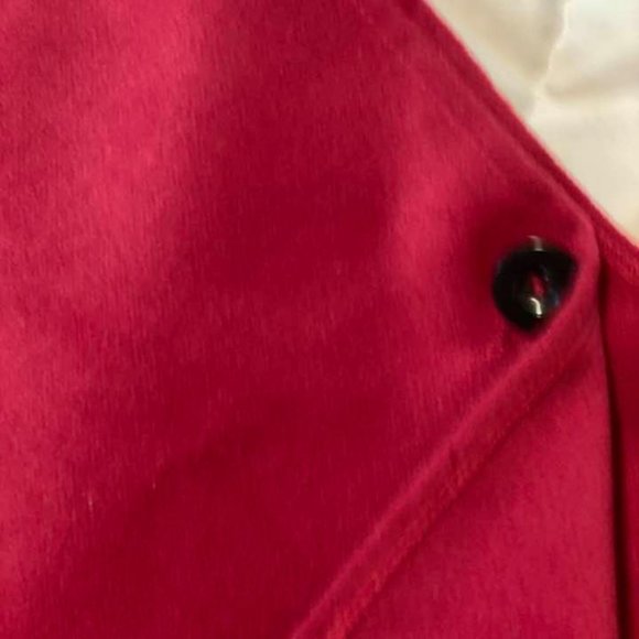 Burgundy Wine Hooded Poncho/Cape w/Zipper - Picture 5 of 8